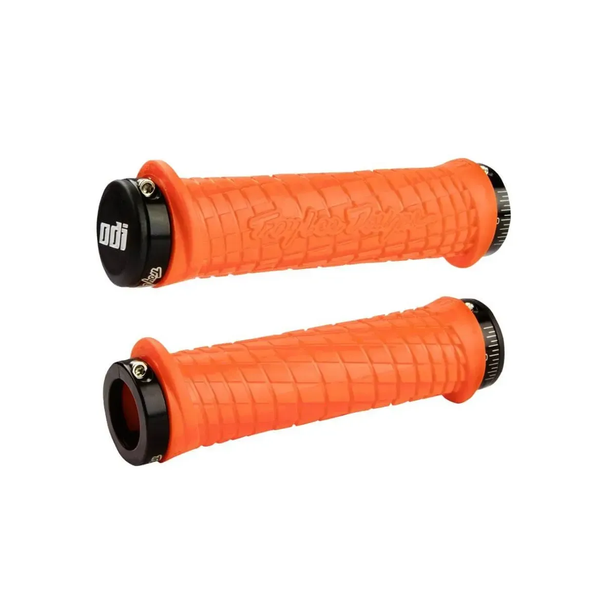 Odi Troylee Designs Lock-On Grips Orange/Black Clamps
